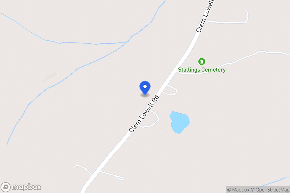 Map of 2787 Clem Lowell Rd
