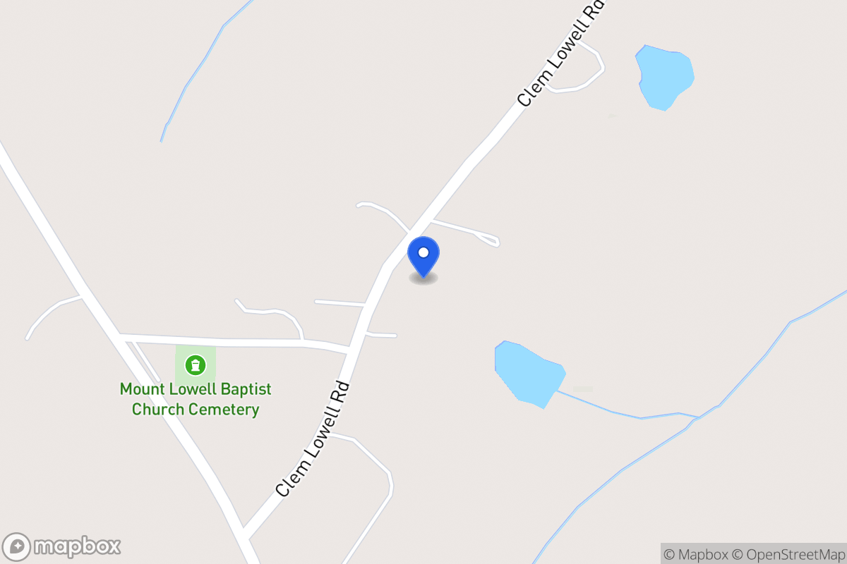 Map of 2938 Clem Lowell Rd