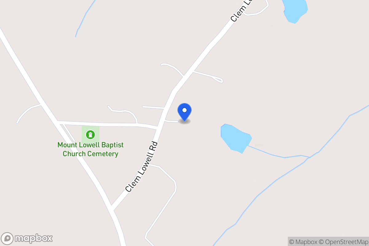 Map of 2978 Clem Lowell Rd