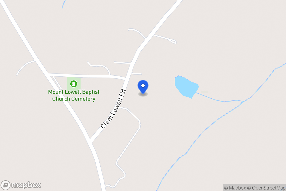 Map of 2992 Clem Lowell Rd