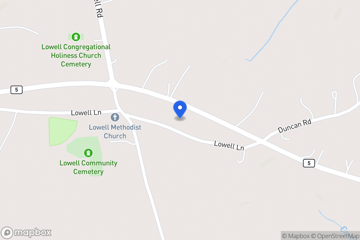 Map of 246 Lowell Ln