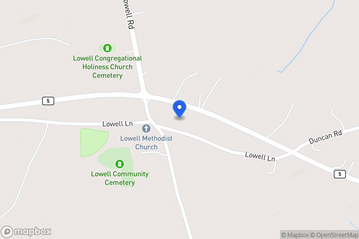 Map of 232 Lowell Ln
