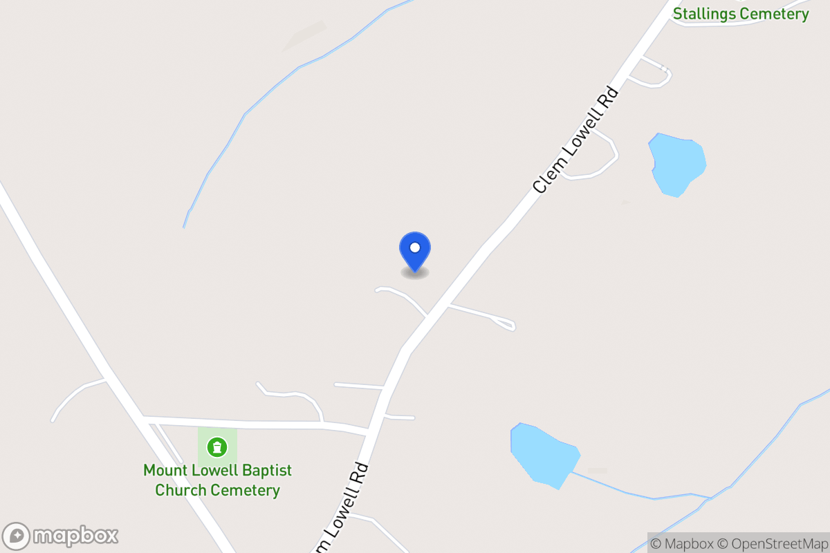 Map of 2911 Clem Lowell Rd