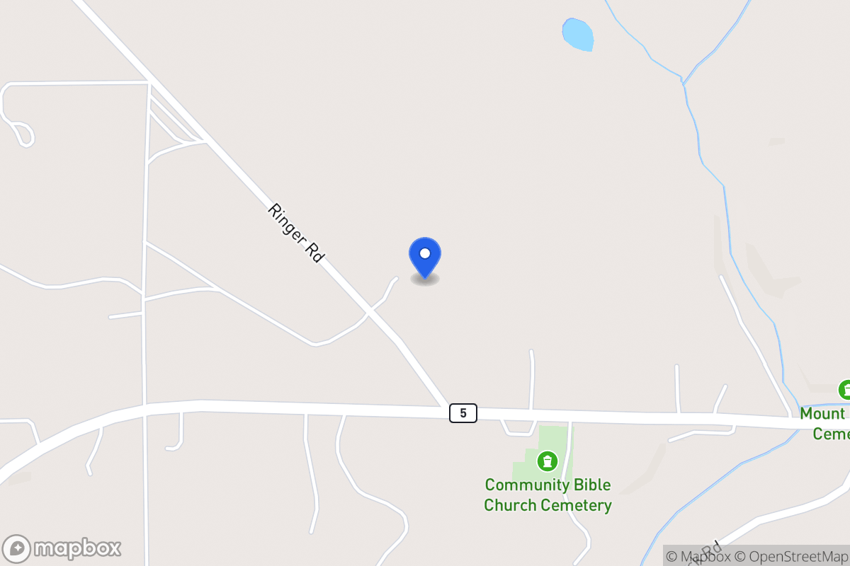 Map of 1580 Ringer Rd