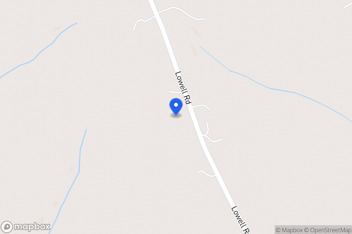 Map of 1185 Lowell Rd