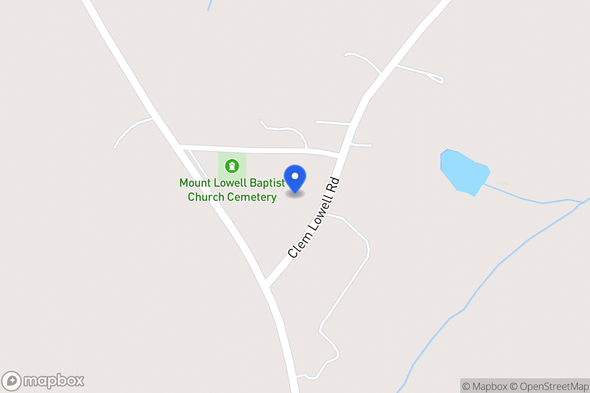 Map of 3005 Clem Lowell Rd