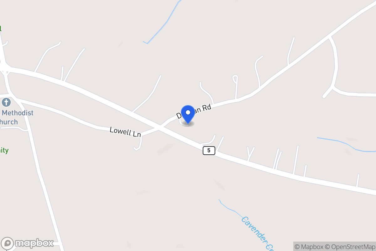 Map of 2880 E 5 Hwy