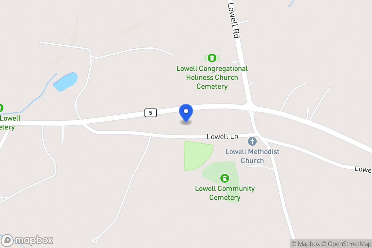 Map of 172 Lowell Ln