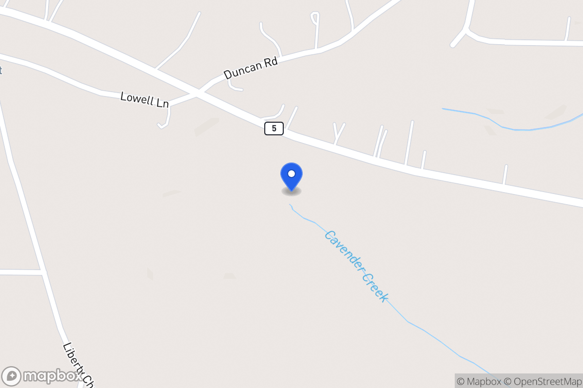 Map of 327 Lowell Ln