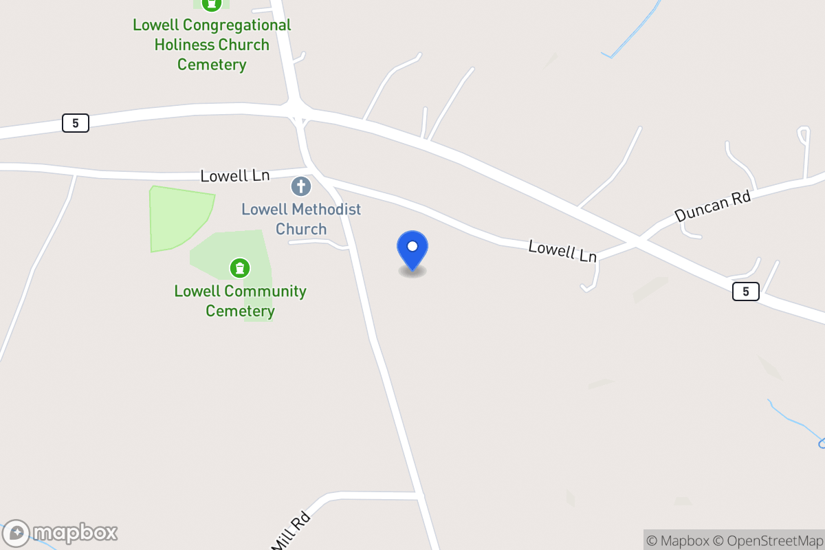 Map of 237 Lowell Ln
