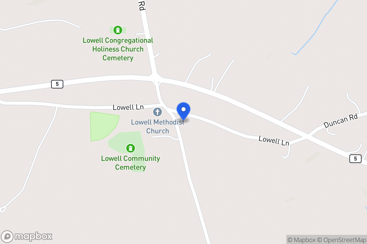 Map of 40 Liberty Church Rd