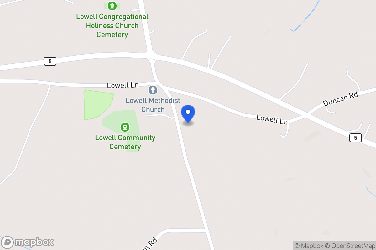 Map of 52 Liberty Church Rd