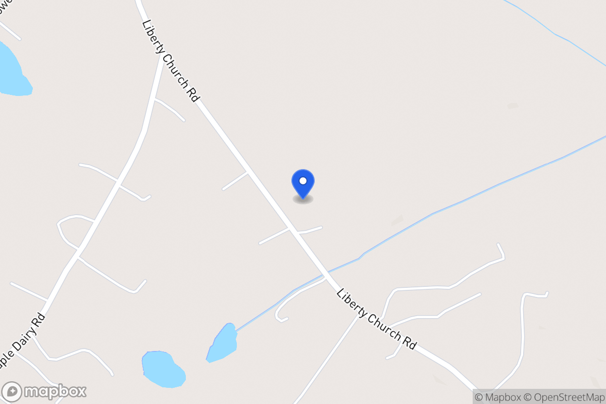 Map of 390 Liberty Church Rd