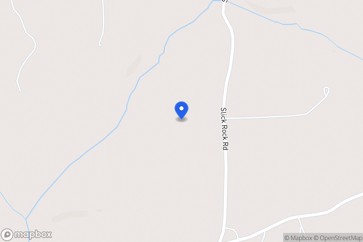 Map of Slick Rock Rd