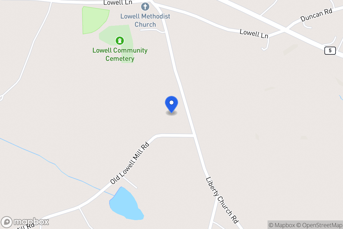 Map of 137 Liberty Church Rd