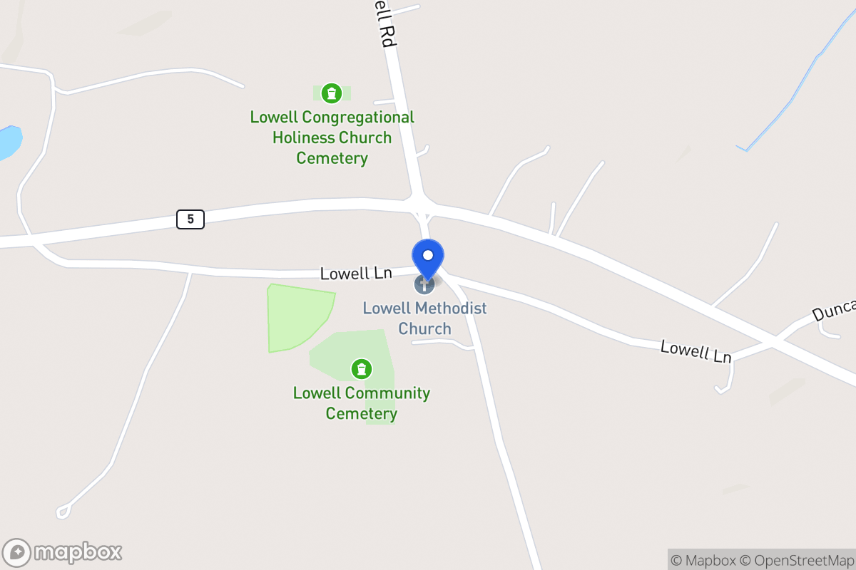 Map of 201 Lowell Ln