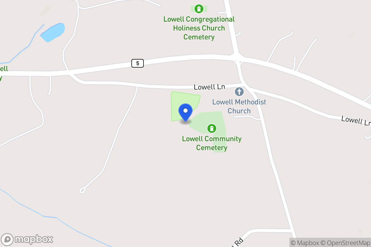 Map of 151 Lowell Ln