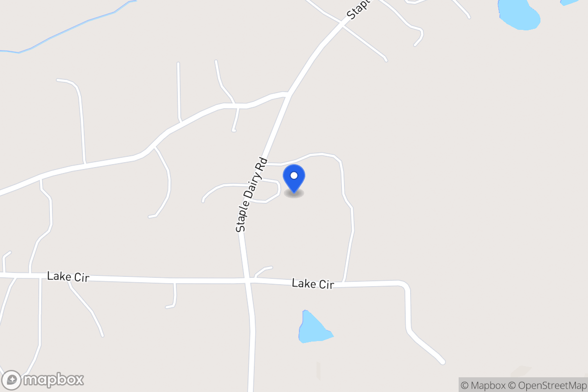 Map of 374 Staples Dairy Rd