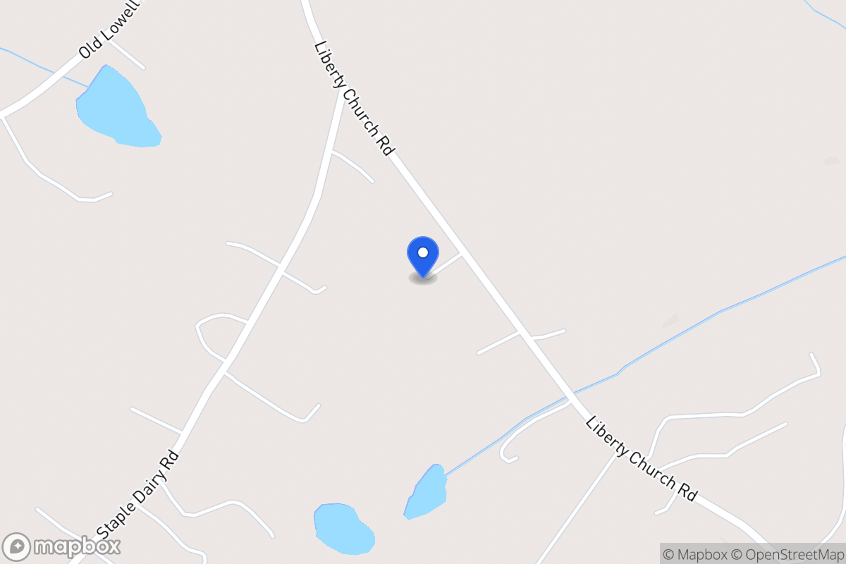 Map of 385 Liberty Church Rd