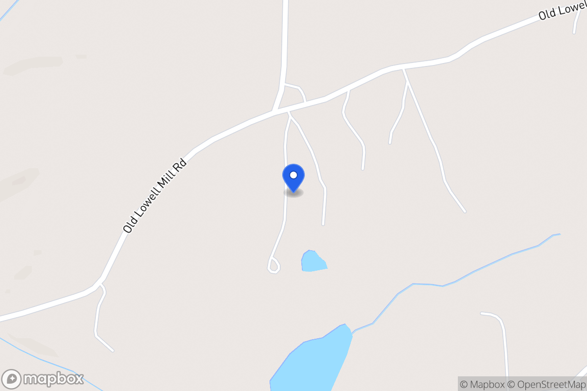 Map of 761 Old Lowell Mill Rd