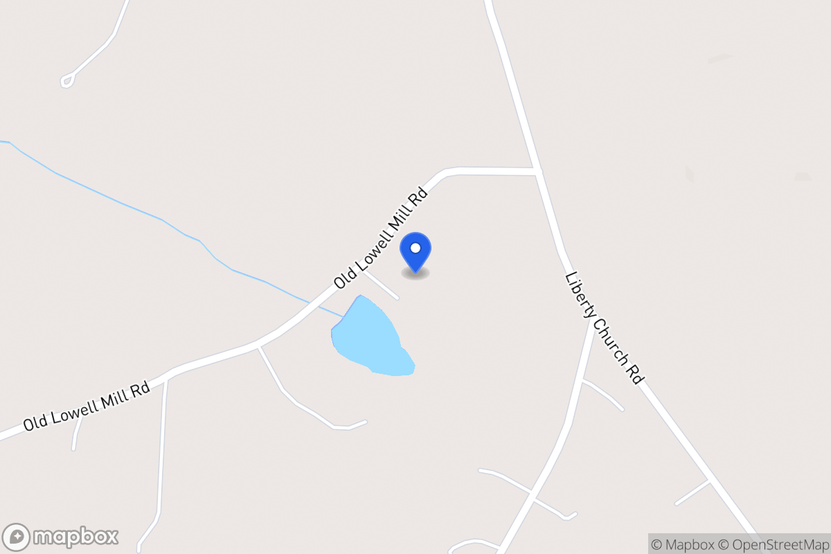 Map of 1163 Old Lowell Mill Rd