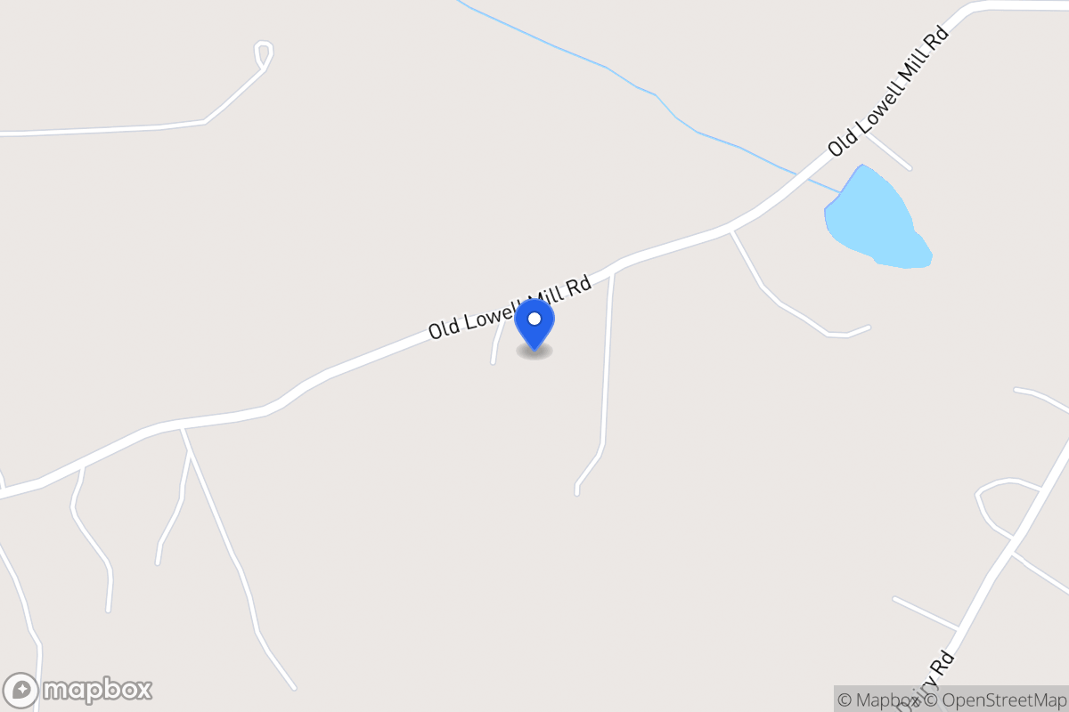Map of 1099 Old Lowell Mill Rd