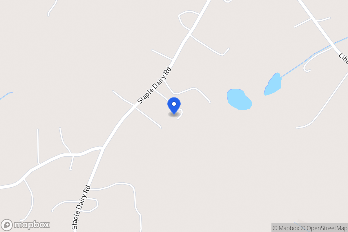 Map of 204 Staples Dairy Rd