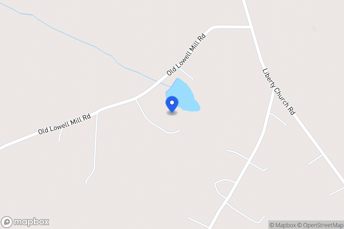 Map of 1149 Old Lowell Mill Rd