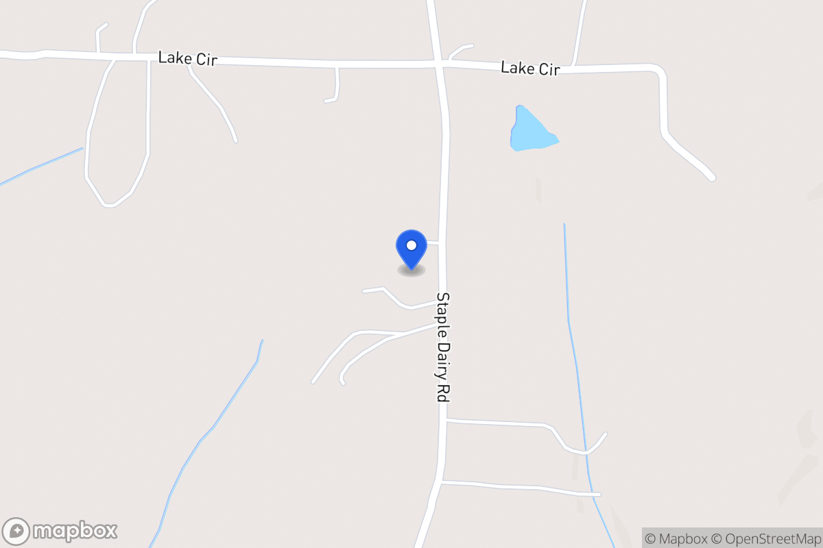 Map of 533 Staples Dairy Rd
