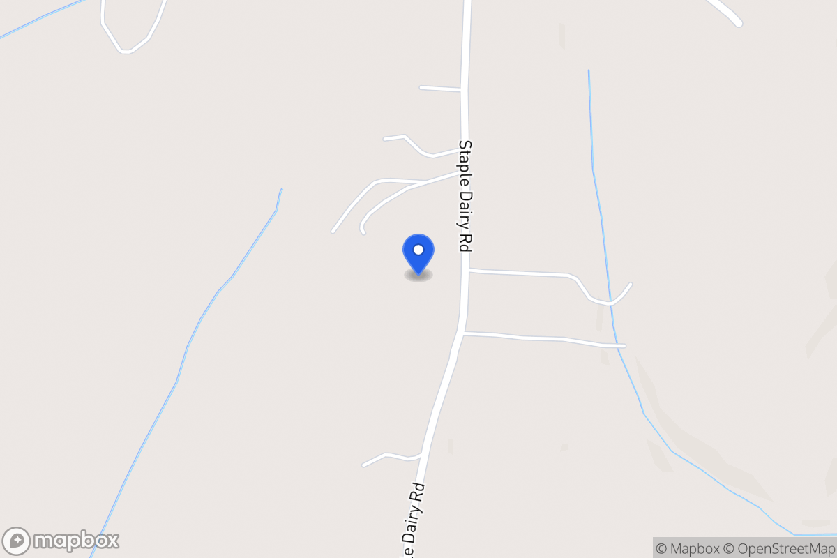 Map of 611 Staples Dairy Rd