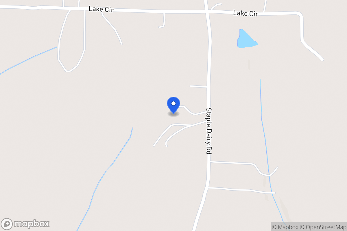 Map of 545 Staples Dairy Rd
