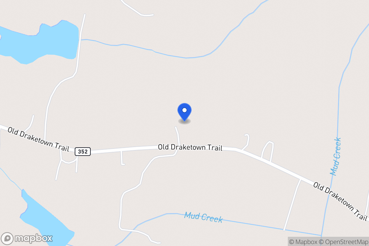 Map of 1333 Old Draketown Trl