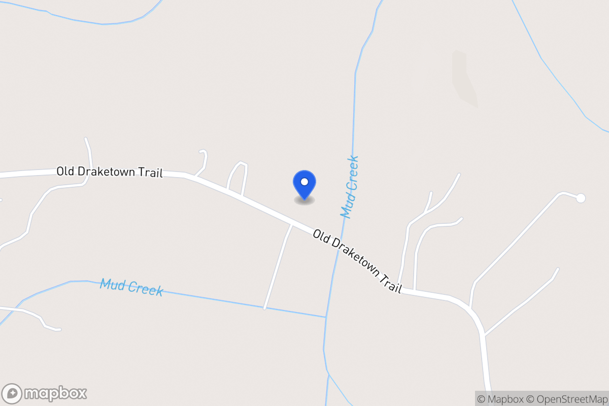 Map of 1201 Old Draketown Trl