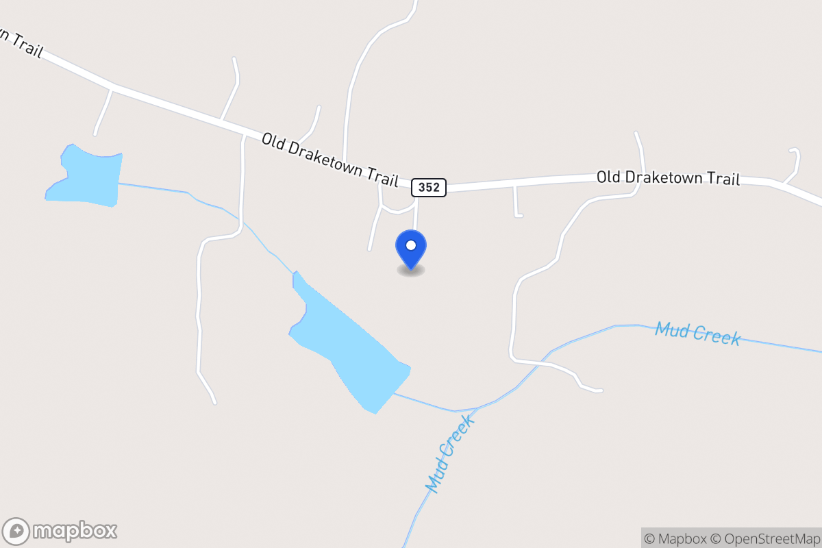 Map of 1436 Old Draketown Trl