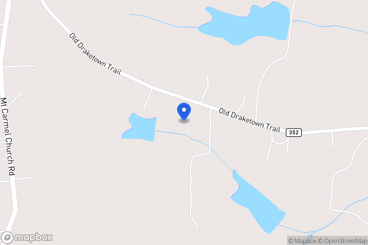 Map of 1554 Old Draketown Trl