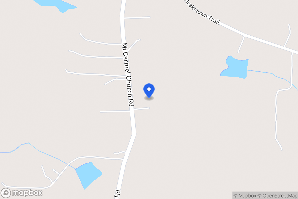 Map of 665 Mt Carmel Church Rd