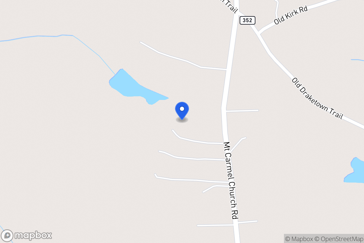 Map of 746 Mt Carmel Church Rd