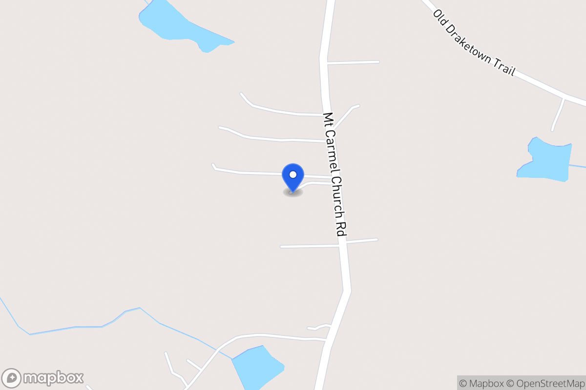 Map of 700 Mt Carmel Church Rd
