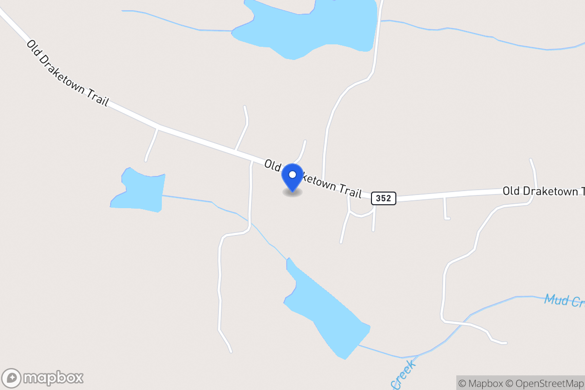 Map of 1476 Old Draketown Trl