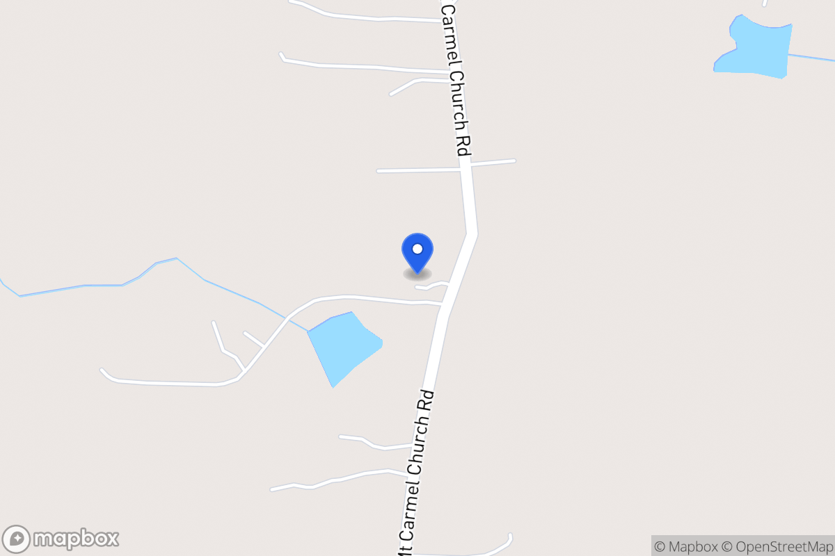 Map of 590 Mt Carmel Church Rd