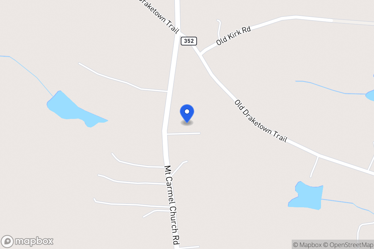 Map of 803 Mt Carmel Church Rd