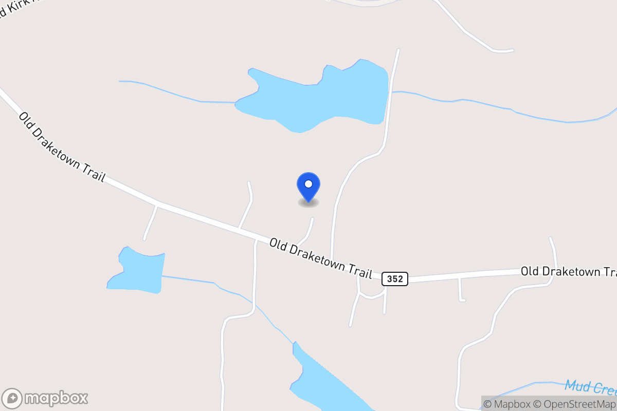 Map of 1497 Old Draketown Trl