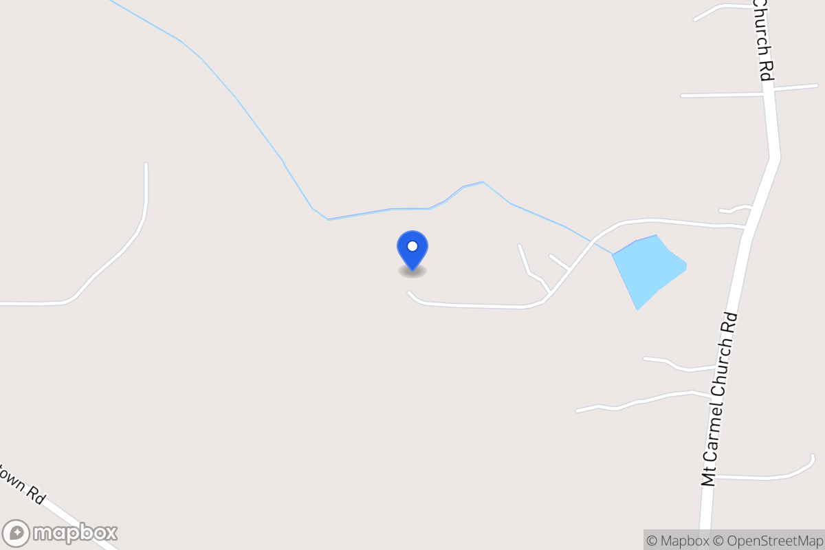 Map of 582 Mt Carmel Church Rd