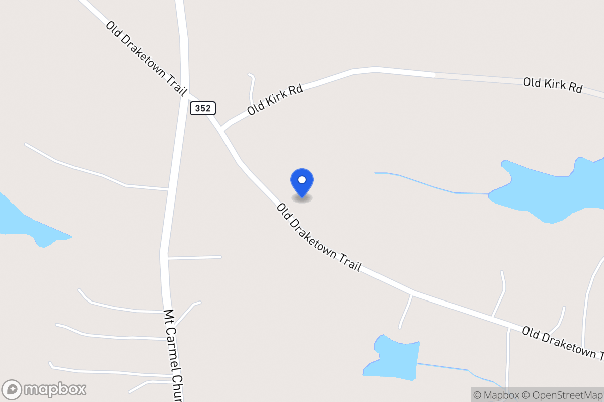Map of 1701 Old Draketown Trl
