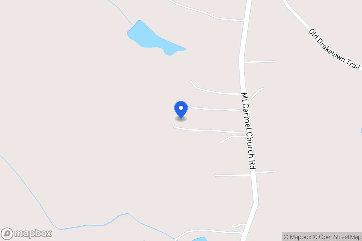 Map of 744 Mt Carmel Church Rd