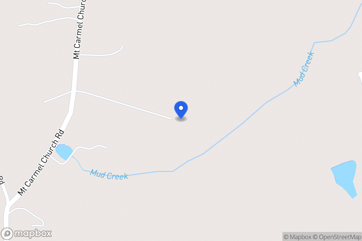 Map of 405 Mt Carmel Church Rd