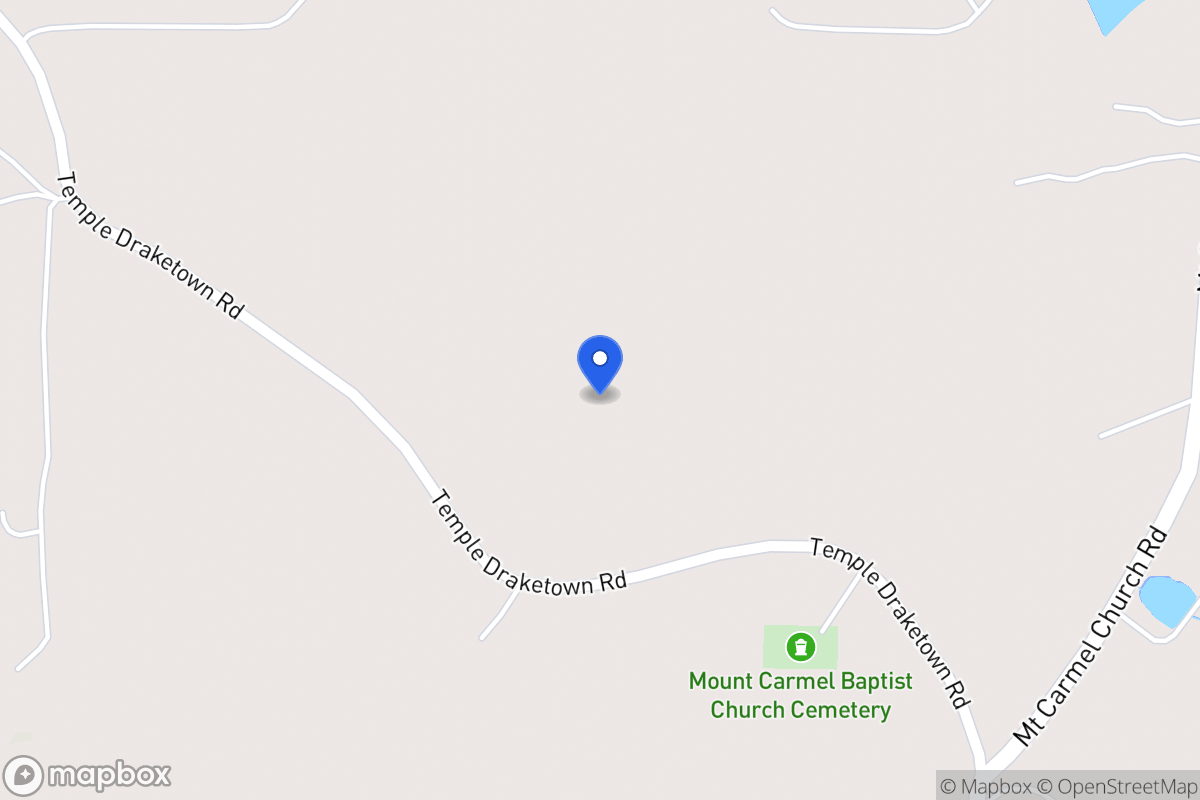 Map of 283 Temple Draketown Rd