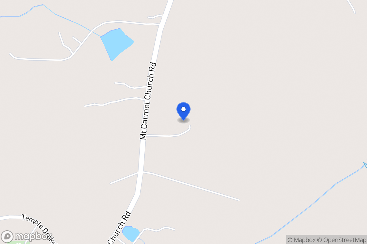 Map of 475 Mt Carmel Church Rd