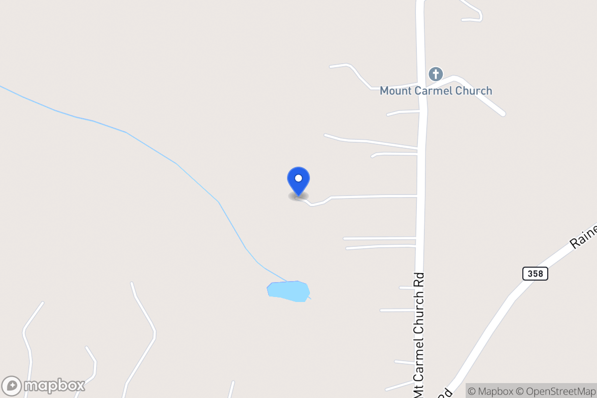 Map of 160 Mt Carmel Church Rd