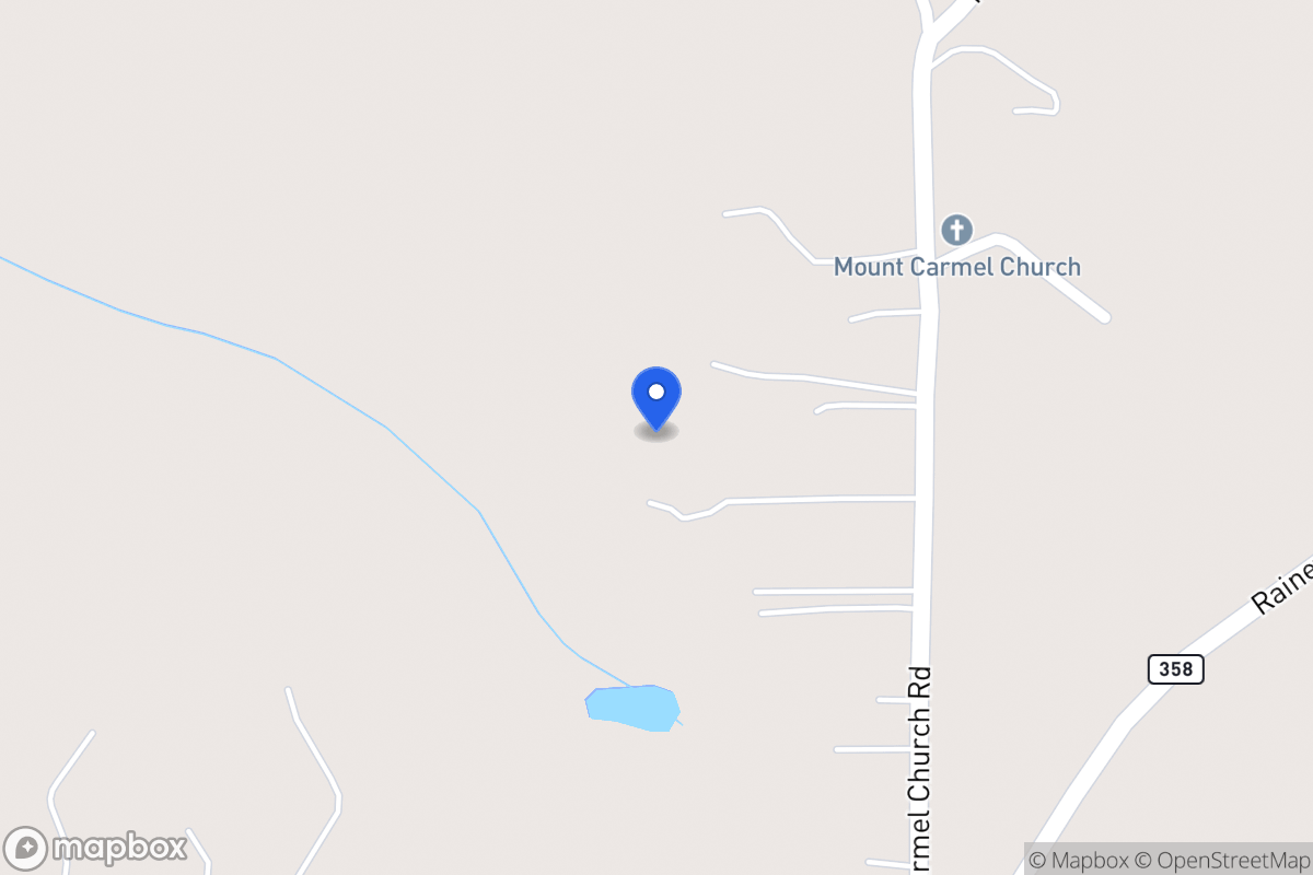 Map of 180 Mt Carmel Church Rd